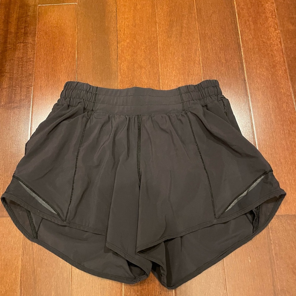 Black Women's Lululemon Athletic Shorts